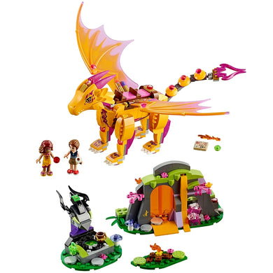 LEGO Elves 41175 Fire Dragon's Lava Cave, Pre-owned, Certified in white box, Retired