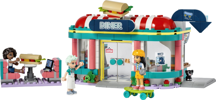 LEGO Friends 41728 Heartlake Downtown Diner, Certified, Used