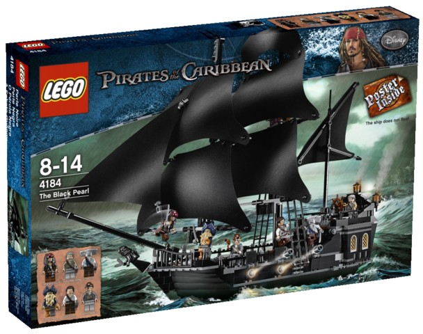 4184 The Black Pearl, Retired, Certified in Original Box, Pre-Owned