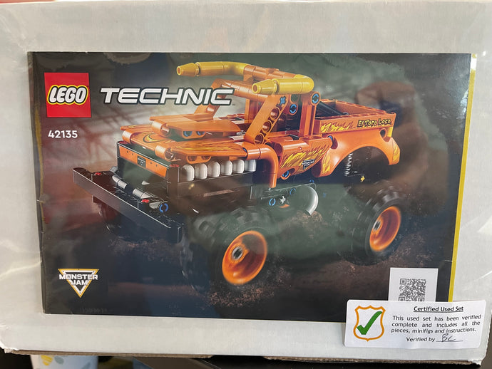 Monster Jam Locolego El Toro Loco Lego Technic Truck Orange LEGO