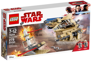 LEGO 75204 Star Wars Sandspeeder, retired, certified in original box, used
