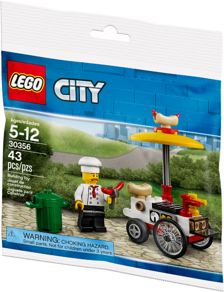 Hot Dog Stand polybag LEGO 30356 New in Pack Retired