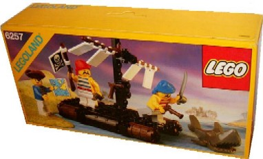 LEGO 6257 Pirates Castaway's Raft, retired, certified
