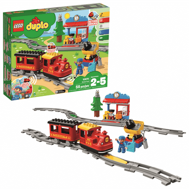 10874 DUPLO Steam Train, Retired, Certified in White Box, Pre-Owned