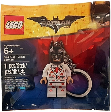 LEGO Batman 5004928 Kiss Kiss Tuxedo Batman Key Chain polybag, Retired, NIB