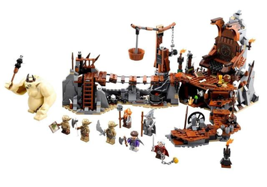LEGO 79010 The Hobbit The Goblin King Battle retired, certified in plain white box, used
