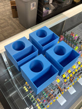 Set of 4 BAM Blue Counter top Pen and Pad holders