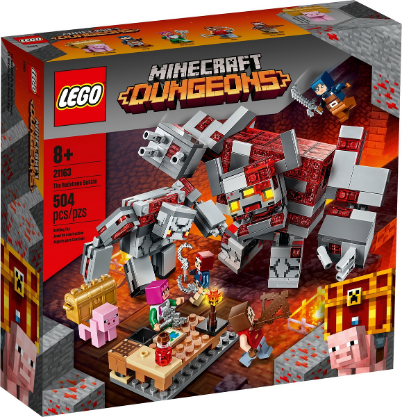 LEGO 21163 Minecraft Dungeons The Redstone Battle retired, certified in white box, Pre-Owned