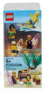 850449 Minifigure Beach Accessory Pack, Retired, New - Missing Box