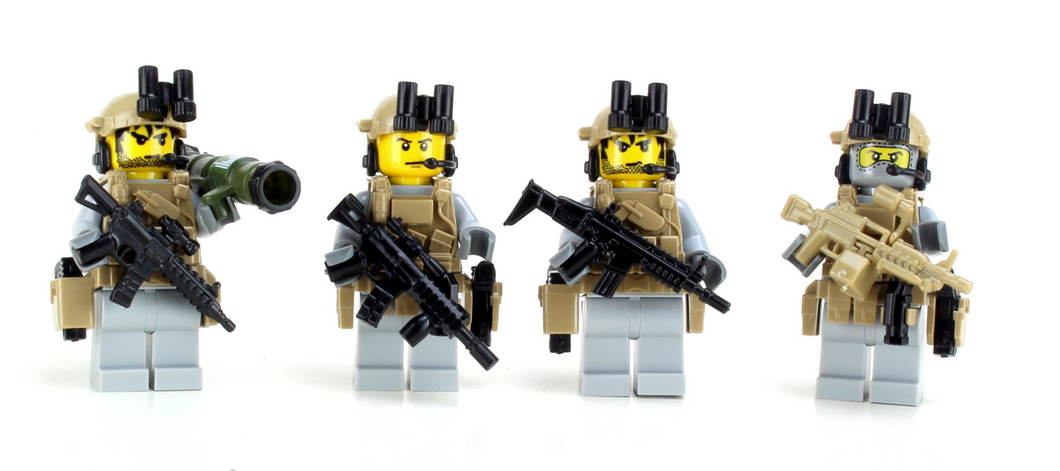 US Army Rangers 4 Pack Minifigures