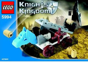 LEGO Knights Kingdom II 5994 Catapult Polybag, Retired, Certified in white box, Pre-Owned