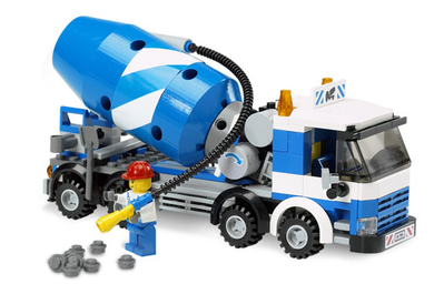 LEGO 7990 City Cement Mixer retired, certified in plain white box