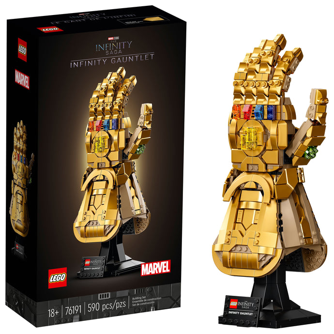 LEGO Marvel 76191 Infinity Gauntlet, Certified in white box, Retired, Pre-Owned