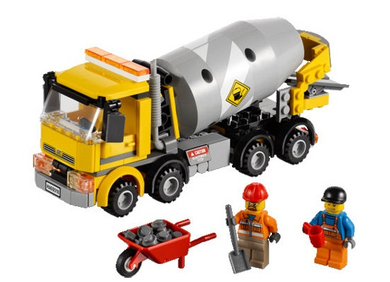 LEGO City 60018 Cement Mixer, Retired, Certified in white box, Pre-Owned