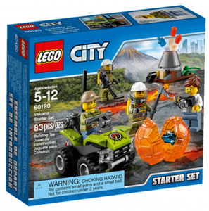 LEGO City 60120 Volcano Starter Set, Retired, NIB