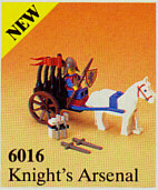 LEGOLAND 6016 Knight's Arsenal, Retired, Certified in white box, Pre-Owned
