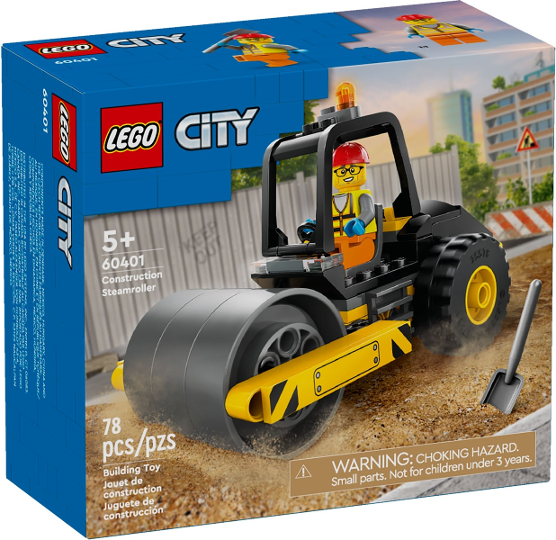 LEGO City 60401 Construction Steamroller