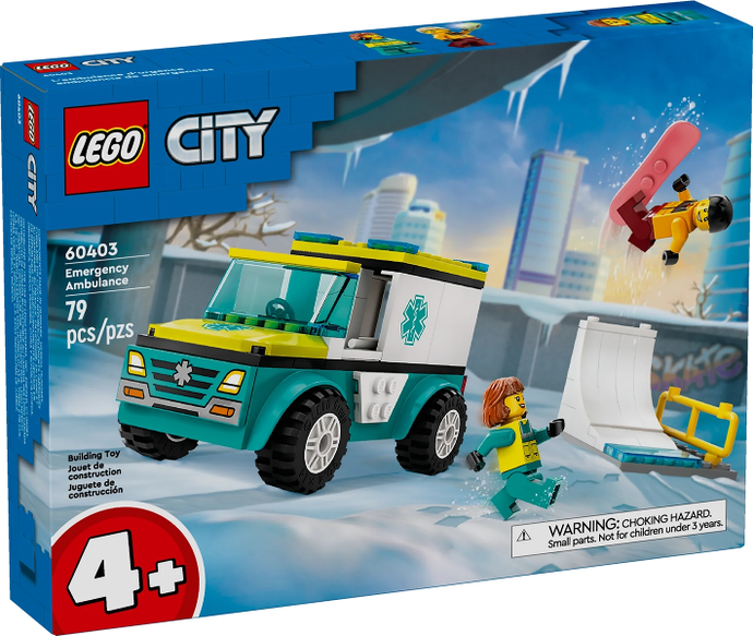 60403 LEGO Emergency Ambulance and Snowboarder