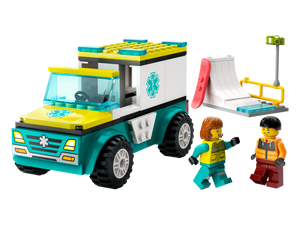 60403 LEGO Emergency Ambulance and Snowboarder