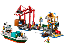 60422 Seaside Harbor with Cargo Ship