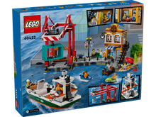 60422 Seaside Harbor with Cargo Ship