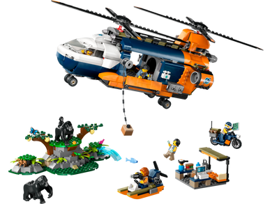 60437 Jungle Explorer Helicopter at Base Camp