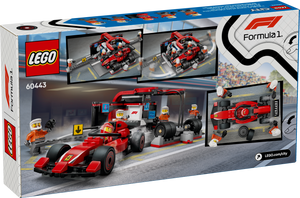 60443 LEGO® F1® Pit Stop & Pit Crew with Ferrari Car