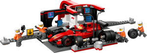 60443 LEGO® F1® Pit Stop & Pit Crew with Ferrari Car