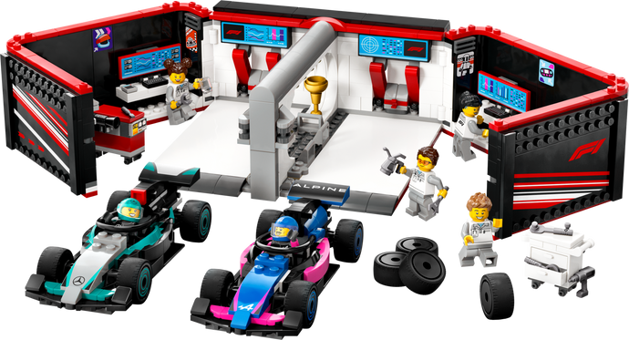 60444 LEGO® F1® Garage & Mercedes-AMG & Alpine Cars