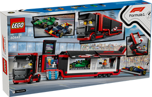 60445 LEGO® F1® Truck with RB20 & AMR24 F1® Cars