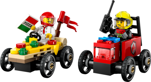 60458 LEGO® Pizza vs. Fire Truck Race Car Pack