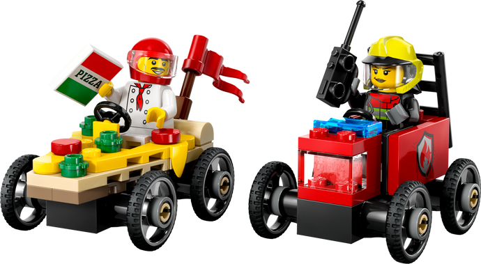 60458 LEGO® Pizza vs. Fire Truck Race Car Pack