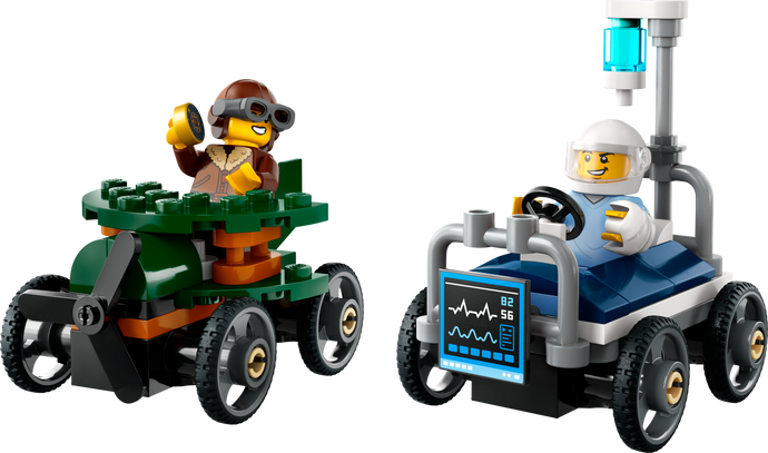 60459 LEGO® Airplane vs. Hospital Bed Race Car Pack