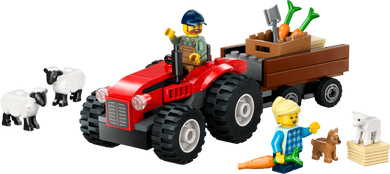 60461 LEGO® Red Farm Tractor with Trailer & Sheep