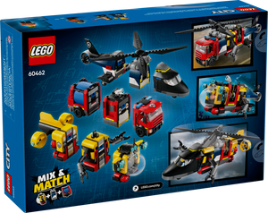 60462 LEGO® Helicopter, Fire Truck & Submarine Remix