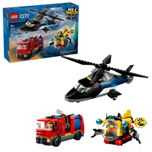 60462 LEGO® Helicopter, Fire Truck & Submarine Remix