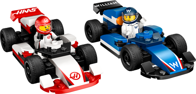 60464 LEGO® F1® Williams Racing & Haas F1® Race Cars