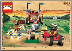 LEGO Castle 6095 Royal Joust, Retired, Certified in White box, Pre-Owned