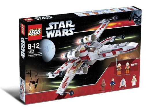 LEGO Star Wars 6212 X-Wing Fighter, Retired, Certified in Original Box, Pre-Owned