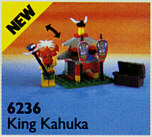 LEGO Pirates 6236 King Kahuka, Retired, Certified in white box, Pre-Owned