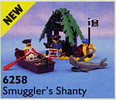 LEGO System Pirates 6258 Smuggler's Shanty, Retired, Certified in white box, Pre-Owned