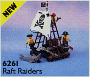 LEGO System Pirates 2661 Raft Raiders, Retired, Certified in white box, Pre-Owned