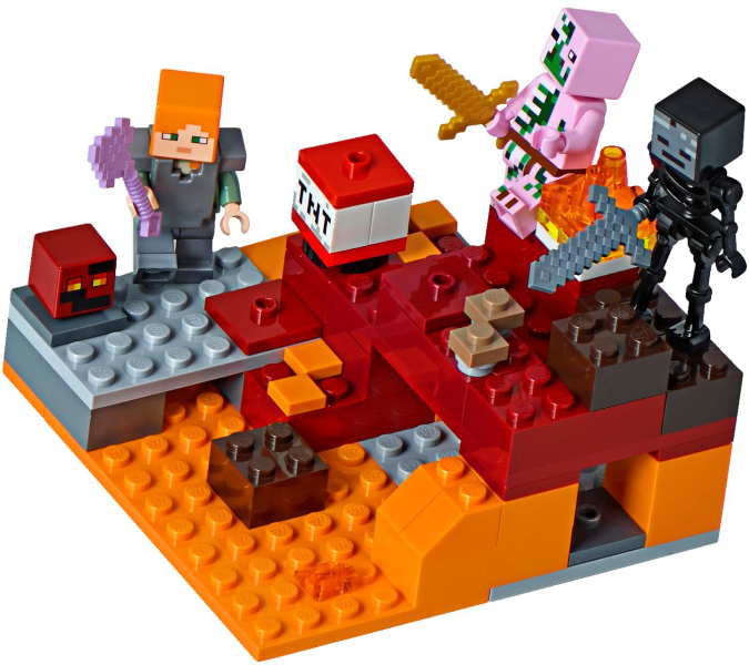 21139 The Nether Fight, New - Missing Box (All Bags Repacked in white box)