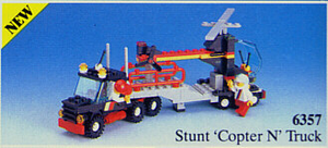 LEGO Town Classic 6357 Stunt 'Copter N' Truck, Retired, Certified in white box, Pre-Owned