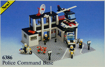 LEGOLAND System Town 6386 Police Command Base, Retired, Certified in Original Box, Pre-Owned