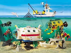 LEGO System 6441 Deep Reef Refuge, Retired, Certified, Pre-Owned