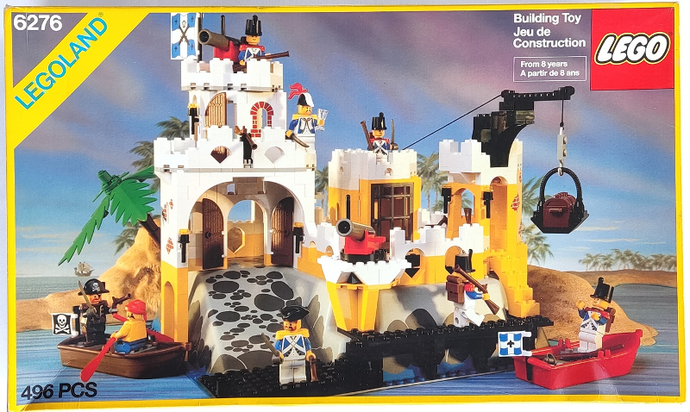 LEGO 6276 Pirates Eldorado Fortress, retired, certified in original box