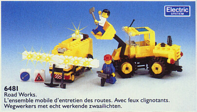 LEGO Town 6481 Construction Crew, Retired, Certified in original 