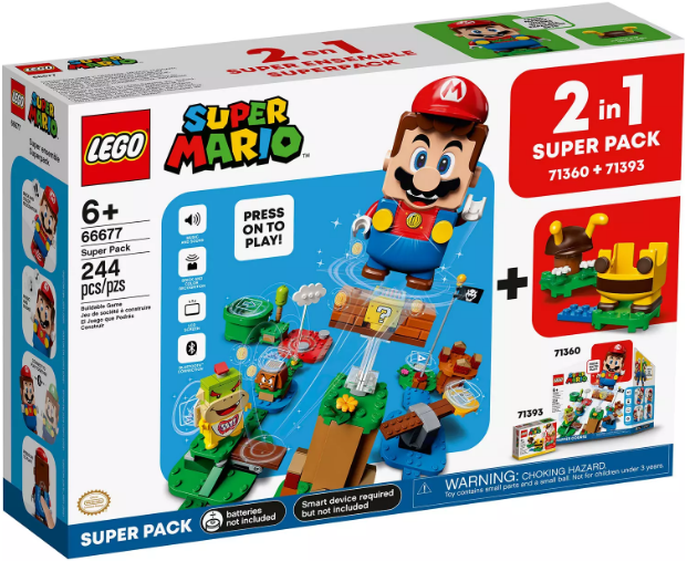 LEGO Super Mario 66677 Super Pack, NIB, Retired