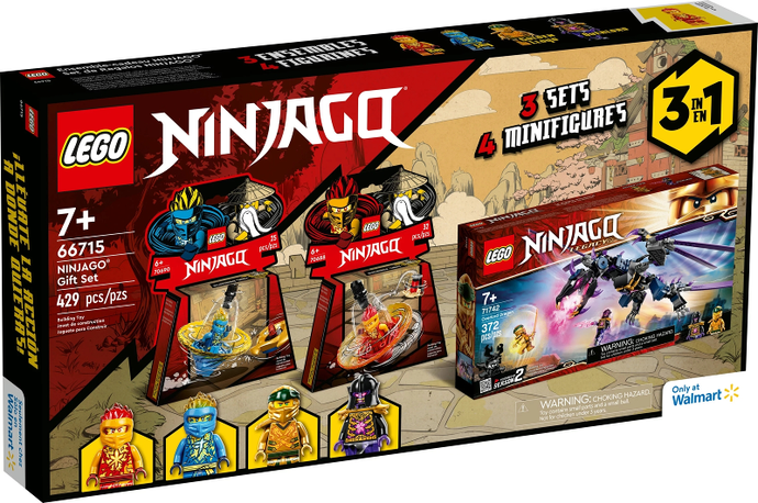 LEGO NINJAGO Bundle Pack, 3 in 1 (Sets 70688, 70690, and 71742) - NINJAGO Gift Set, NIB, Retired